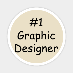 #1 Graphic Designer Magnet